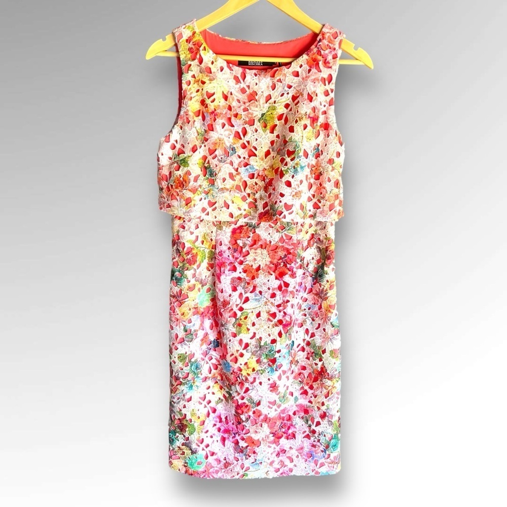 BADGLEY MISHKA embroidered floral Dress.